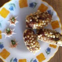 A picture of Pav bhaji cutlets.