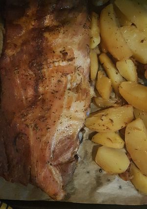O poză a rețetei Coaste marinate de porc la slow cooker.