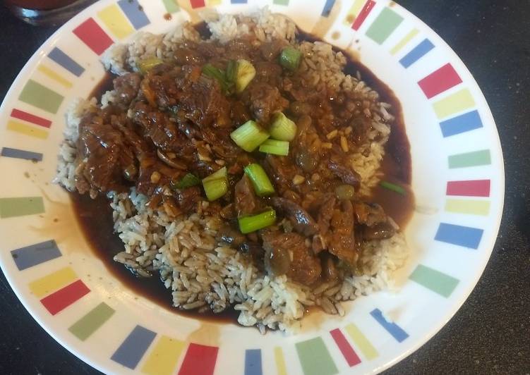 Wednesday Fresh Beef with Spicy Garlic Sauce with Rice instant pot ip