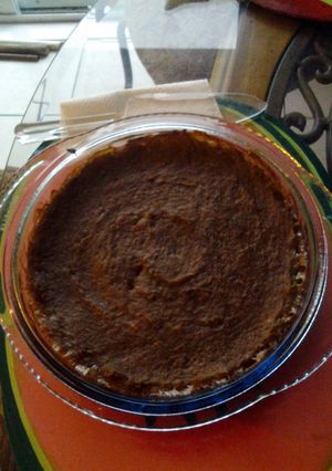 A picture of Sweet potatoe pie.