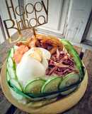 Kek nasi lemak