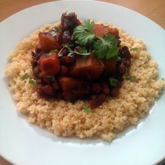 A picture of Vickys Butternut Squash & Chickpea Tagine, GF DF EF SF NF.