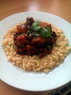 A picture of Vickys Butternut Squash & Chickpea Tagine, GF DF EF SF NF.