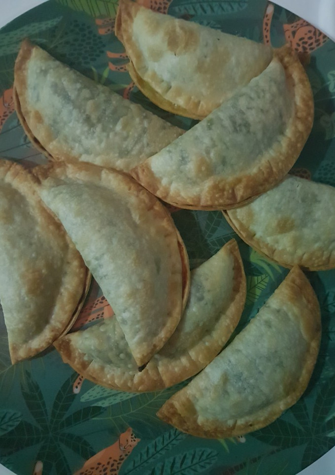 Una foto de Empanadillas de espinacas con roquefort