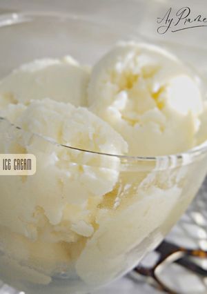 Foto resep Vanila "Vegan" Ice Cream
