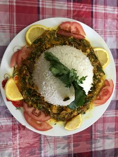 صورة لوصفة دجاج فيليه على طريقتي مع رز ابيض