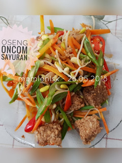 Foto resep Oseng Oncom Sayuran