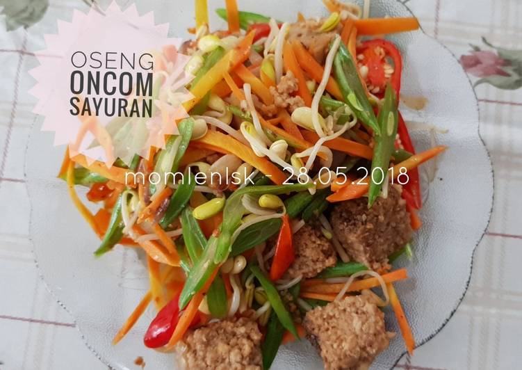 Oseng Oncom Sayuran