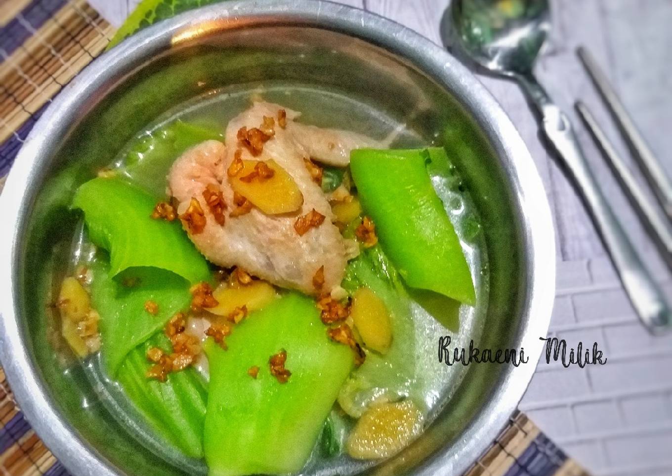 144. Sup Ayam Sawi Pahit (Chinese Mustard) - Ala Taiwan