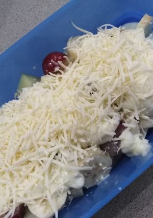 Foto resep Salad buah fla alakadarnya