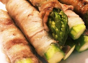 Fresh, Prepare Recipe Asparagus pork roll Restaurant Style