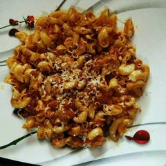 A picture of #Baked Macroni.