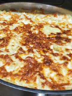 A picture of Pasta with Chicken and Béchamel.