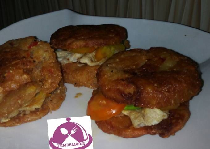 Recipe of Quick Yam burger