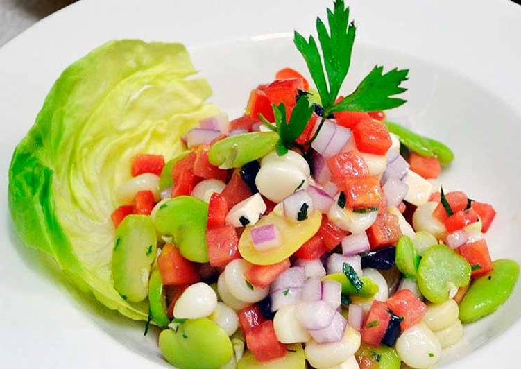 Steps to Prepare Perfect Solterito | Corn Salad