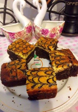 Hình của món Almond Cream cheese Brownies.