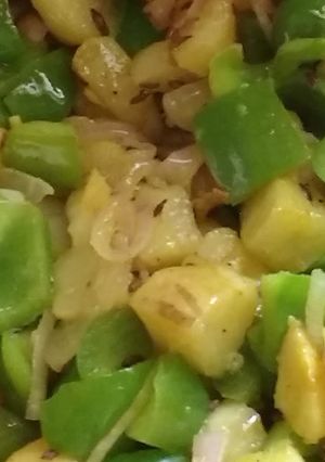 A picture of Aloo Simla Mirch - My Style.