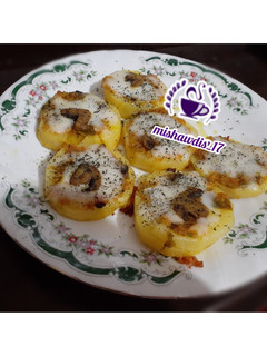 عکسی از دستور سیب زمینی شکم پر خوشمزههه🥔