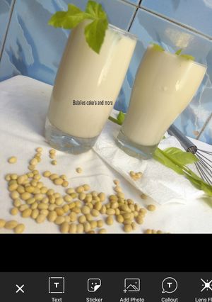 A picture of Soya milk.