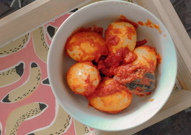 Resep Telur Ayam Balado yang Bikin Ngiler