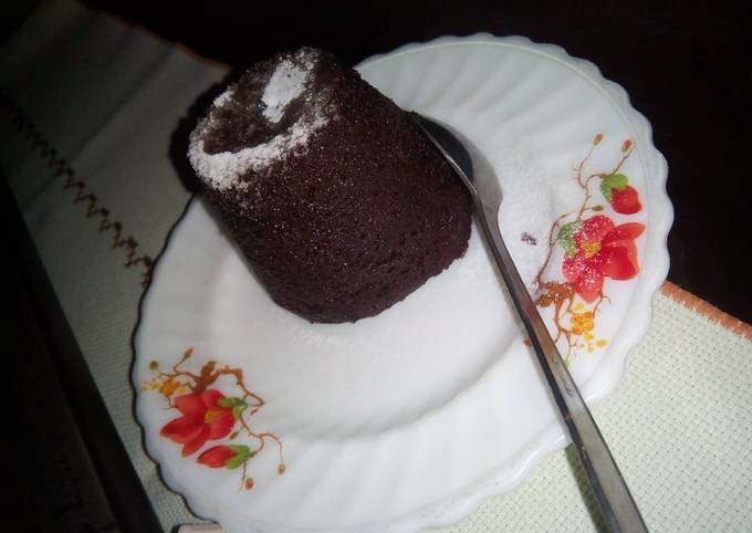 Eggless Chocolate Lava Cake