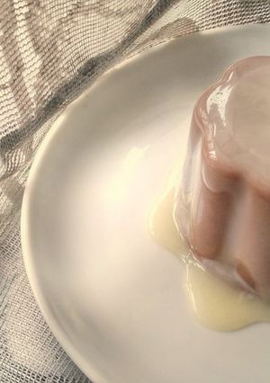 A picture of Milo Brownie Pudding.