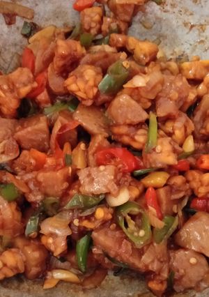 Foto resep Sambal goreng pentol tempe