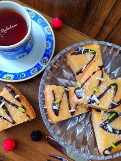 عکسی از دستور کیک بدون تخم مرغ