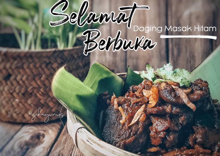 Resep Daging Masak Hitam Che Puteh - Resepi Kuliner Melayu