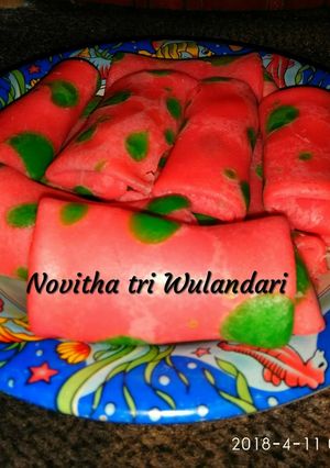 Foto resep Dadar gulung polkadot