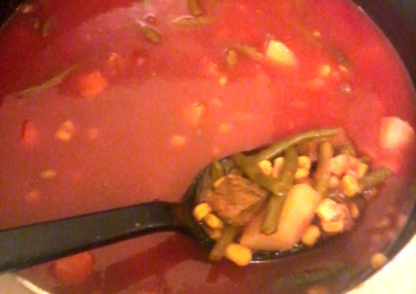 Beef and vegetable soup