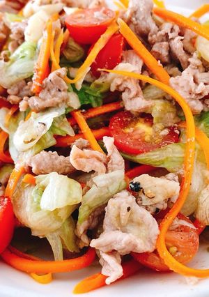 Hình của món Salad thịt bò.