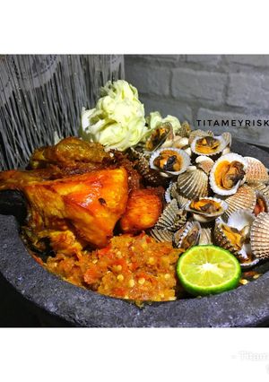 Foto resep Kerang kukus sambal terasi