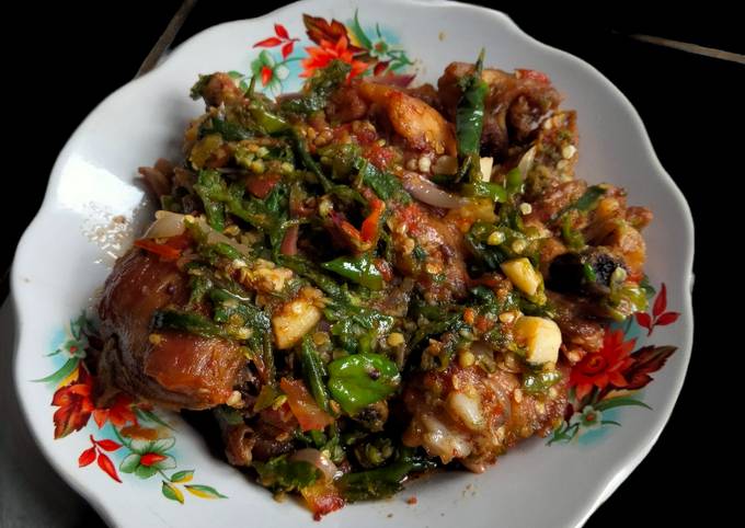 Ayam cabe ijo ala mama shasa