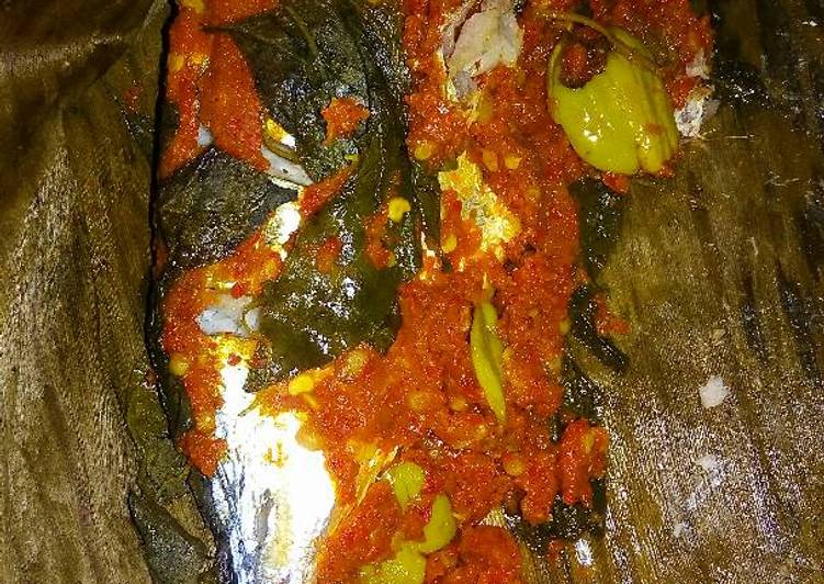 Cara mudah mengolah 🐟pepes ikan kembung banjar🐟 yang mudah