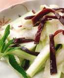 Bầu xào mộc nhĩ