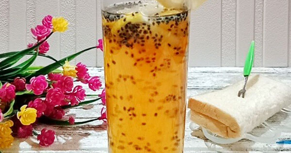 Java Tea Selasih Resep Lemon Tea Selasih oleh KasMira - Cookpad