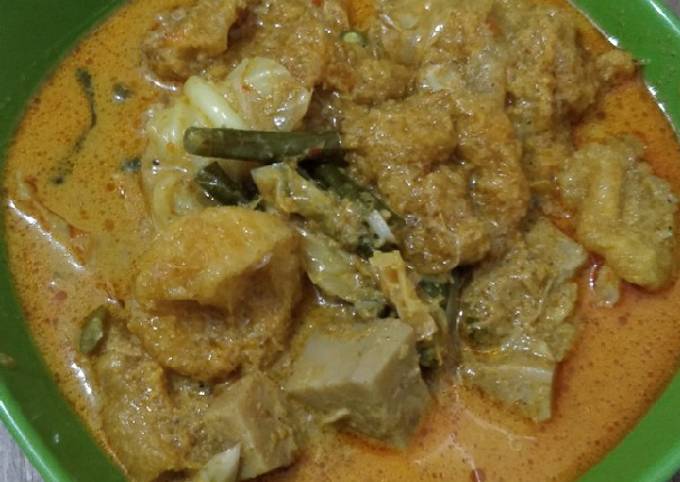 Standar Resep enak memasak Gulai Nangka Krecek yang sesuai selera