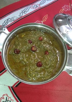A picture of Sarson ka saag.