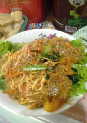 Foto resep Mie goreng bakso