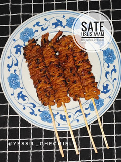 Foto resep Sate Usus Ayam (Bumbu Rujak)