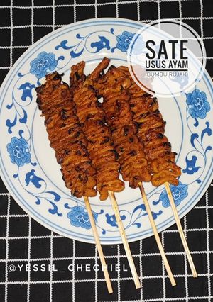Foto resep Sate Usus Ayam (Bumbu Rujak)