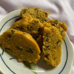 รูปของ Kukus labu oats (cemilan diet sehat gampang)(kurang dari 100kalori)