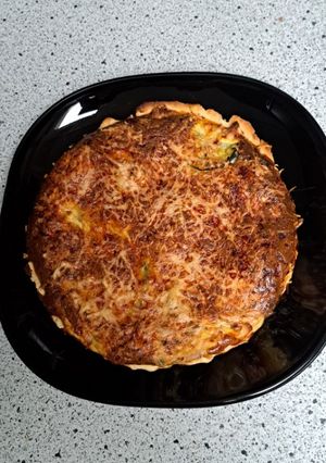 Une photo de Quiche à la courgette et thon