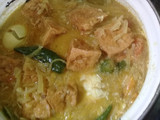 Sayur kates tahu dan telur