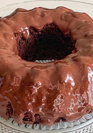 Une photo de Bundt Cake au chocolat