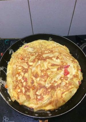 A picture of Potato omelette.