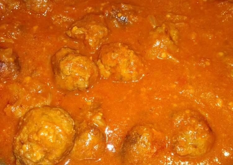 Recipe of Any-night-of-the-week Kofta in tomato gravy