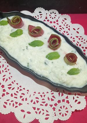 A picture of Cucumber Raita.