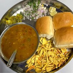 A picture of Misal Pav Recipe | Maharastrian Misal Pav Recipe.